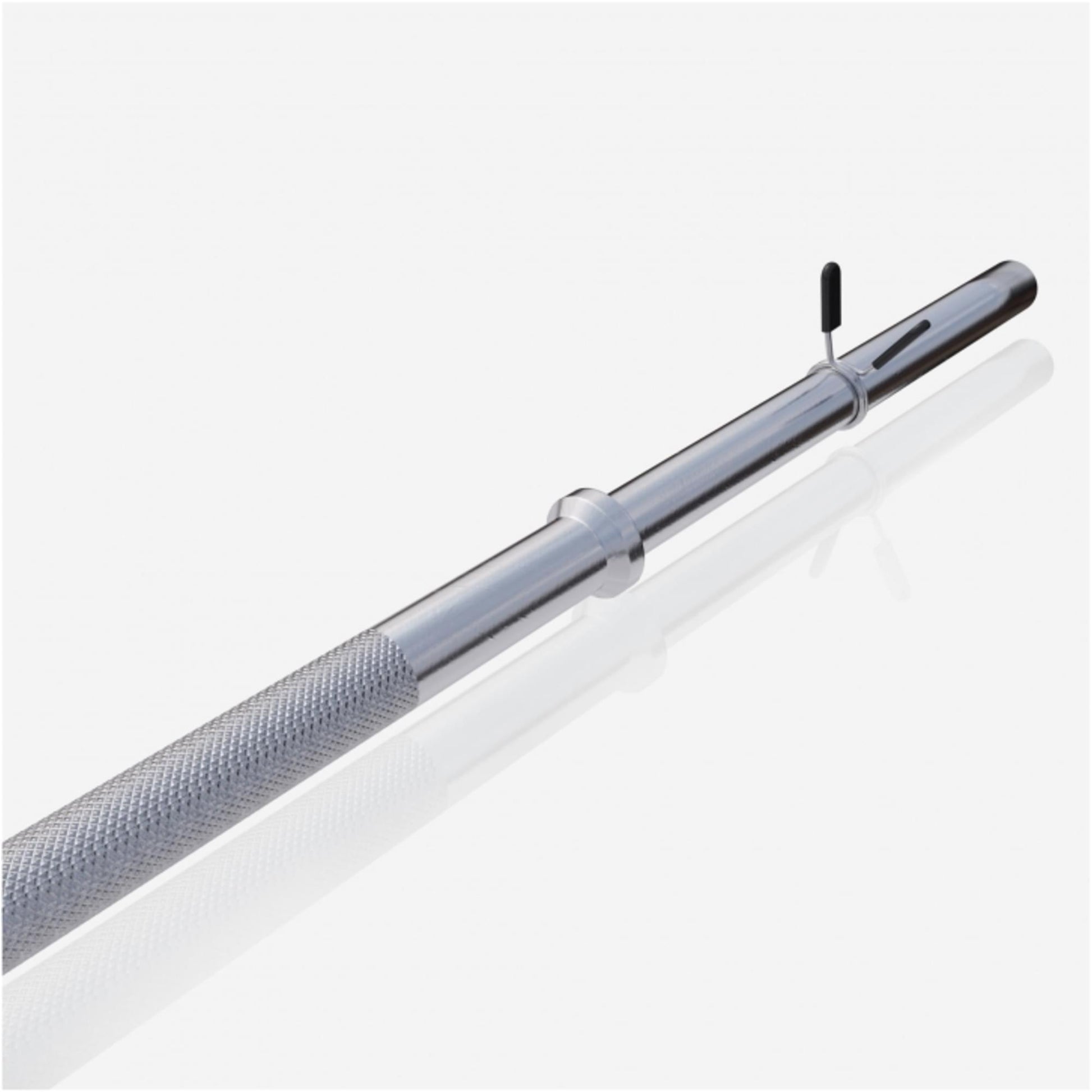 Barre longue chromée de 170 cm avec stop disques à ressort - Gorilla Sports France