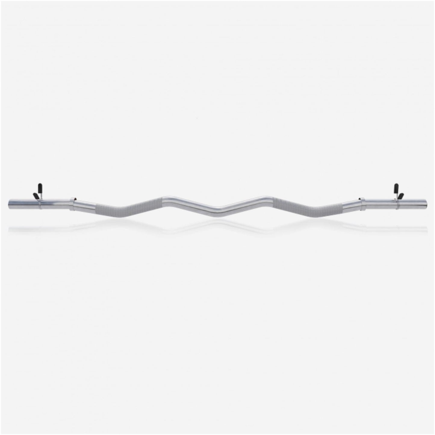 Barre curl SZ chromée avec stop disques à ressort 120cm - Gorilla Sports France