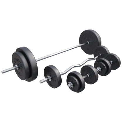 Set d'haltères en plastique de 100 kg - Gorilla Sports France