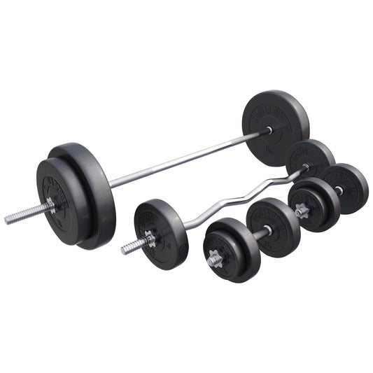 Set d'haltères en plastique de 100 kg - Gorilla Sports France