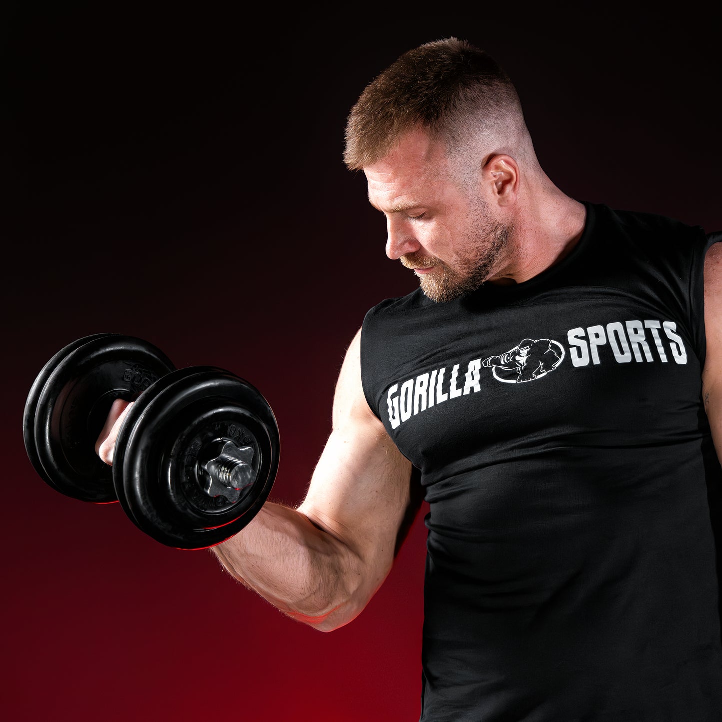 Set d'haltères en caoutchouc 30 kg