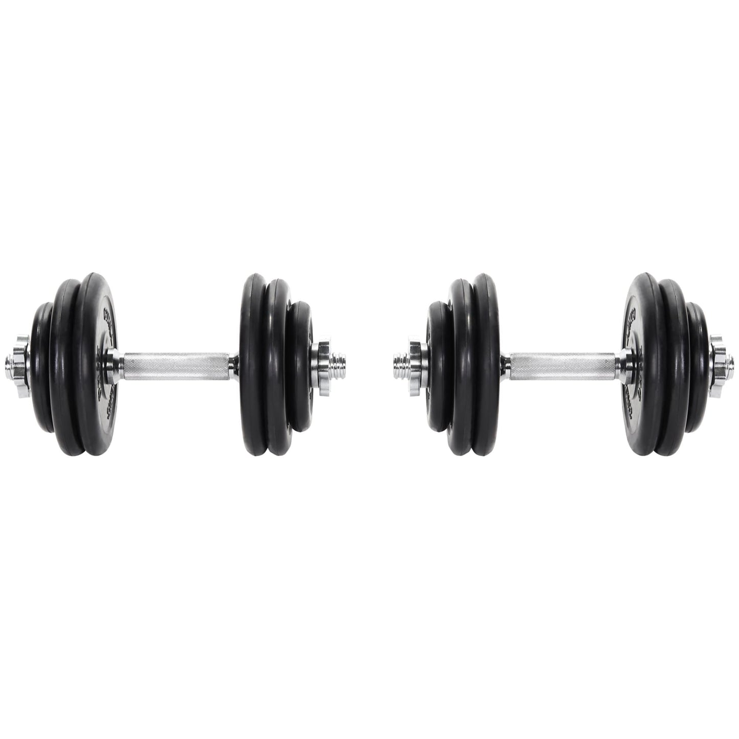 Set d'haltères en caoutchouc 30 kg - Gorilla Sports France