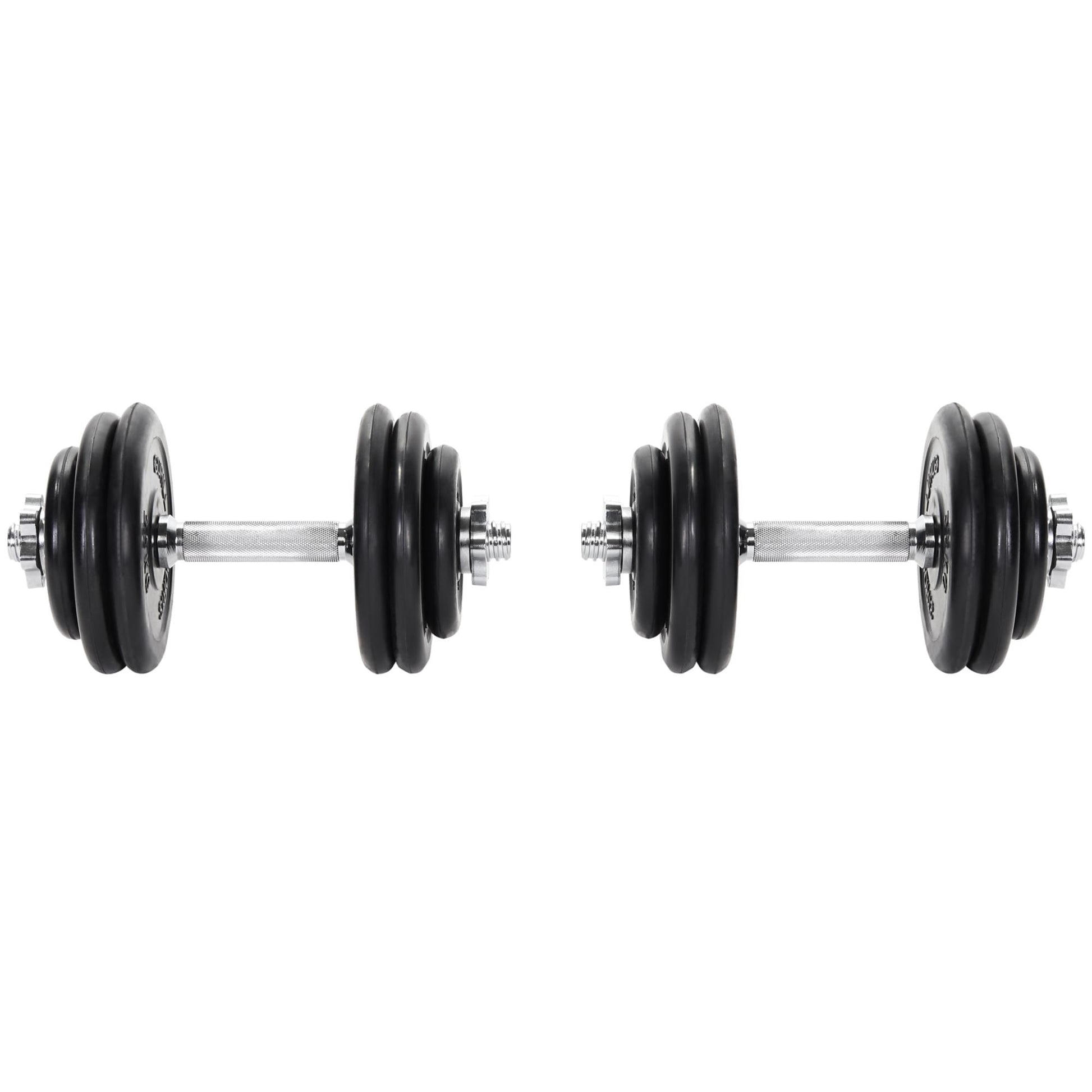 Set d'haltères en caoutchouc 30 kg - Gorilla Sports France