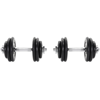 Set d'haltères en caoutchouc 30 kg - Gorilla Sports France