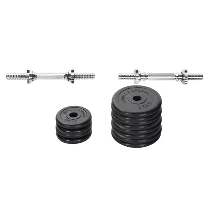 Set d'haltères en caoutchouc 30 kg - Gorilla Sports France