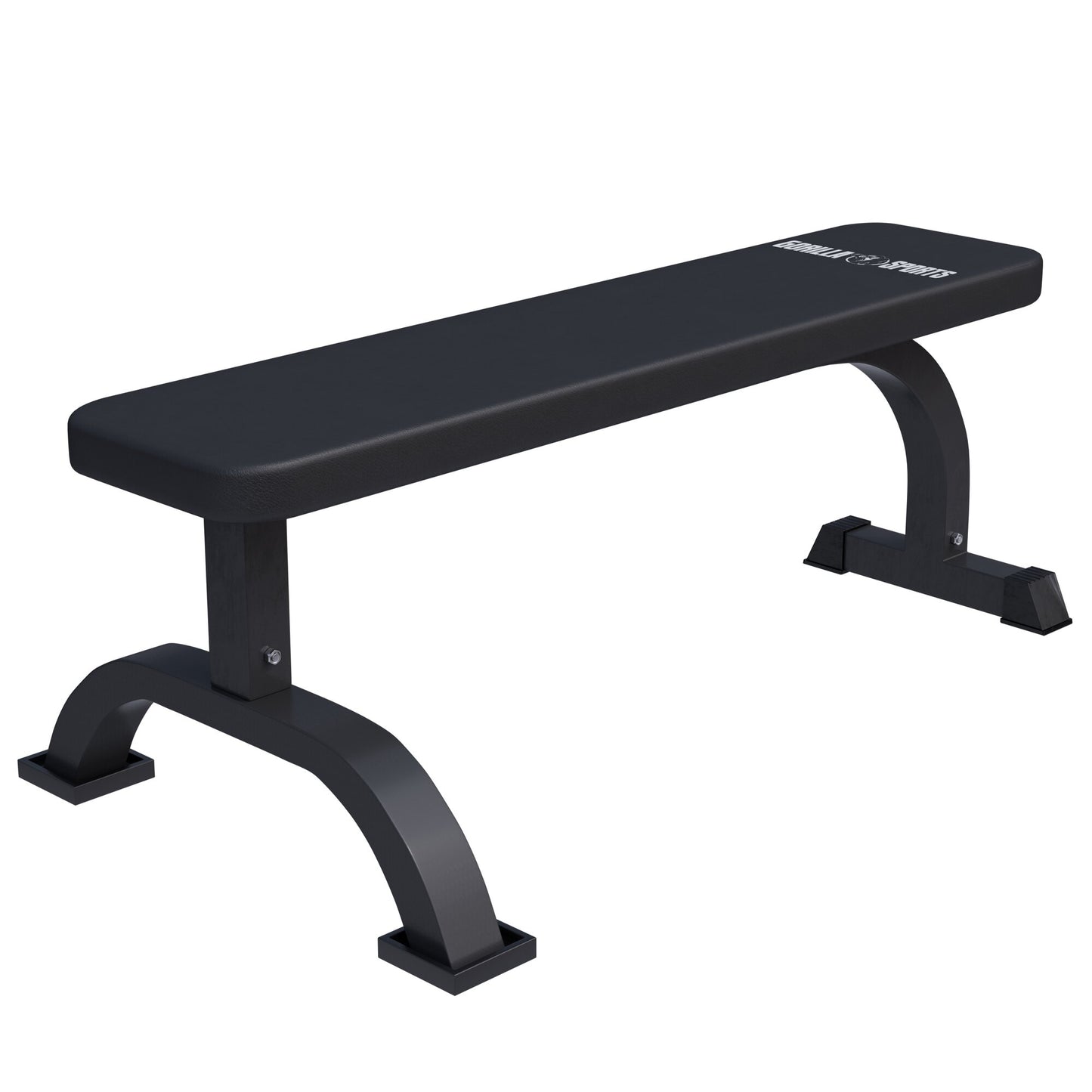Banc de musculation plat Blanc/Noir