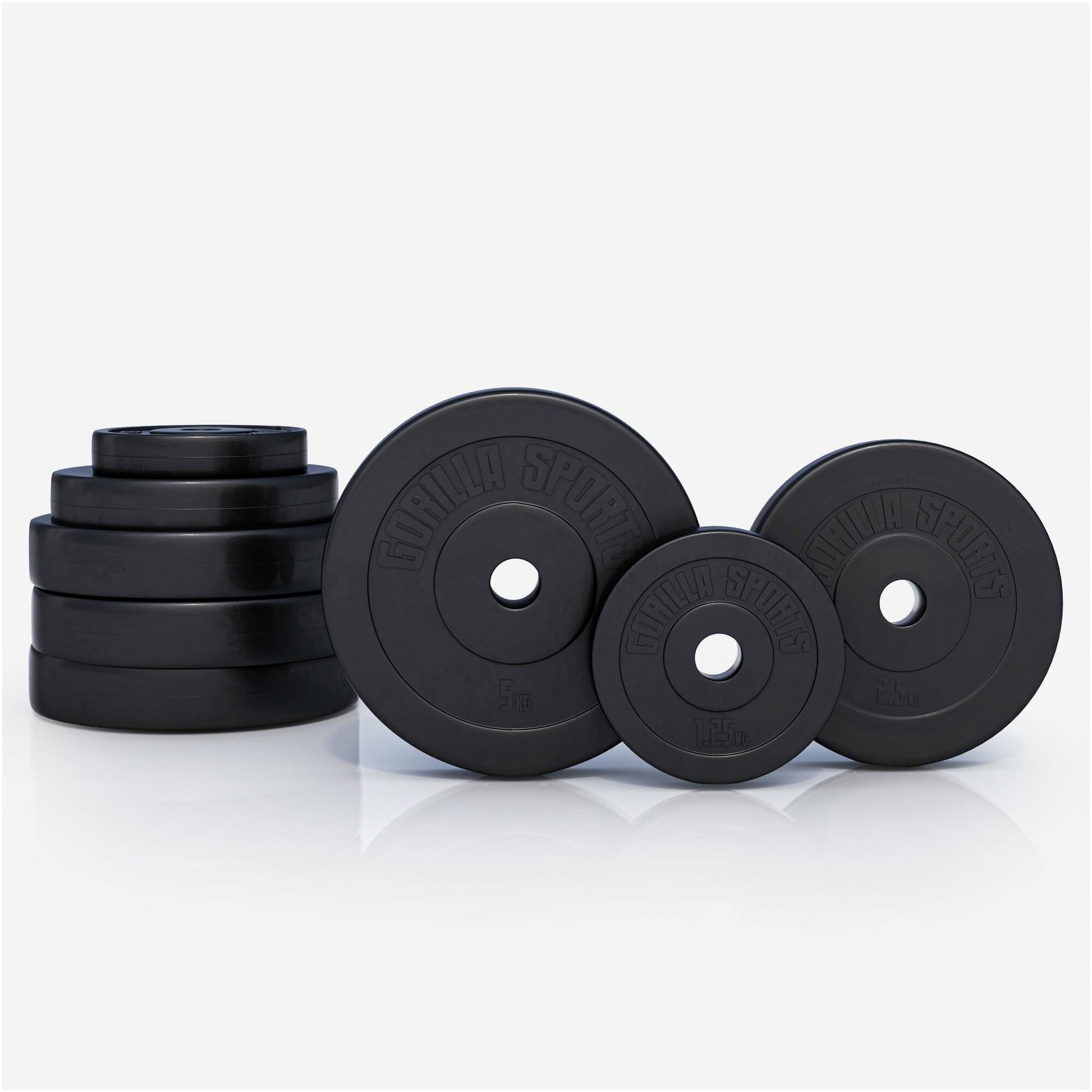 Set d’haltères curl SZ en plastique 35 kg - Gorilla Sports France