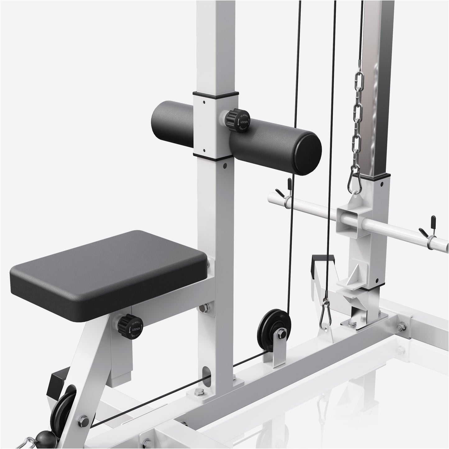 Station de tirage vertical dos