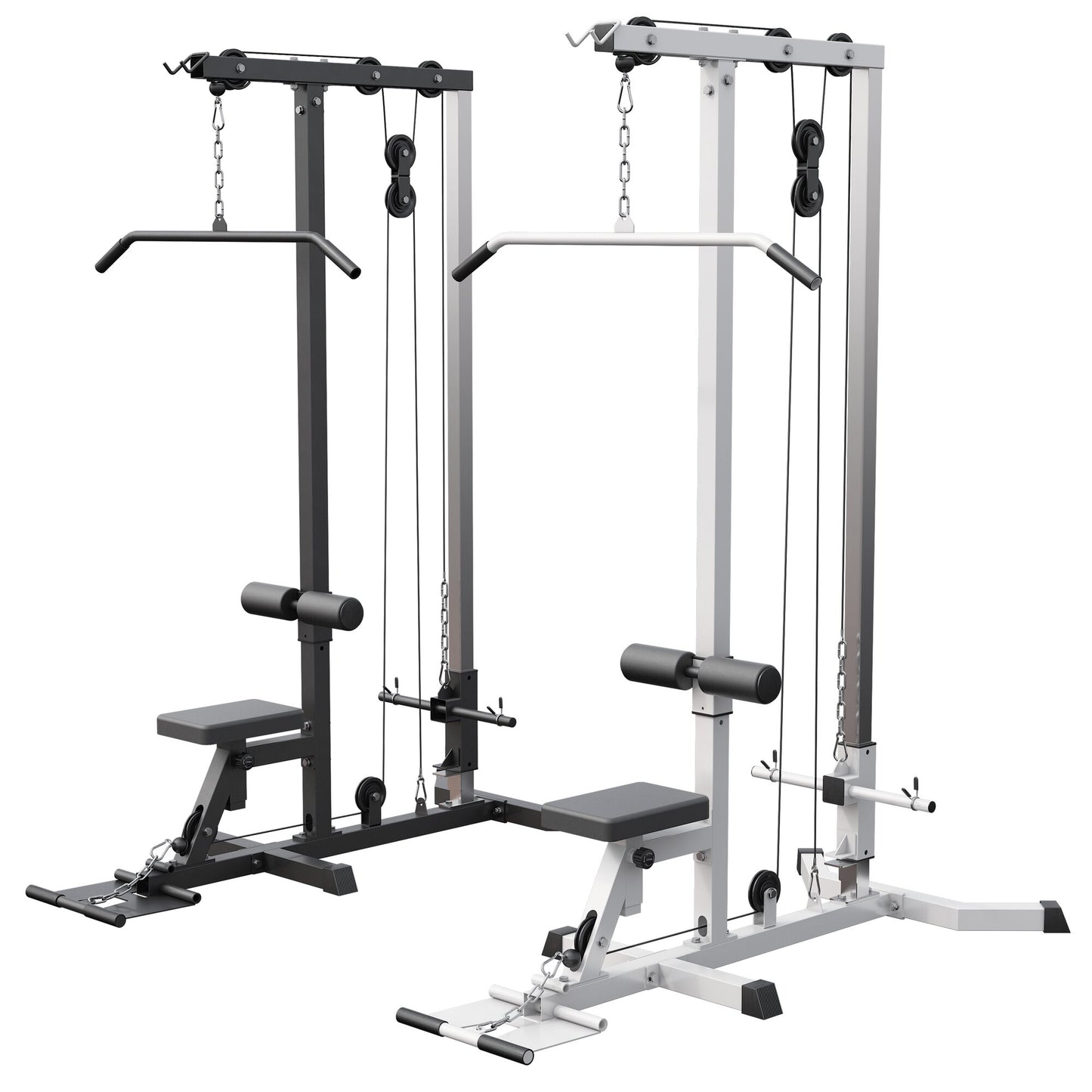 Station de tirage vertical dos