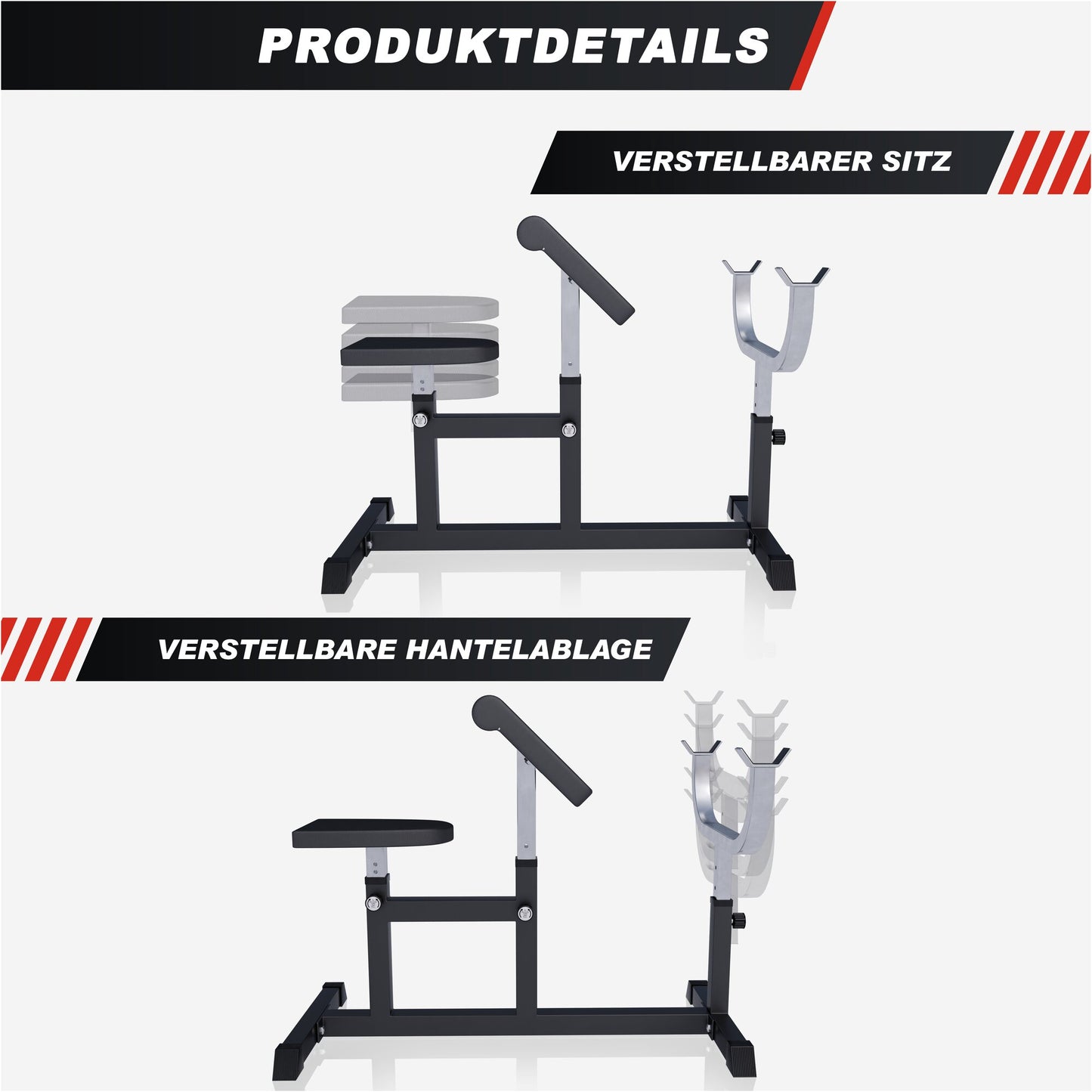 Banc de musculation curl biceps