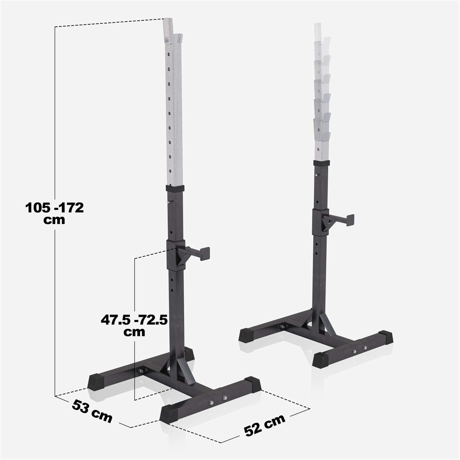 Rack de rangement pour haltères longs - Gorilla Sports France