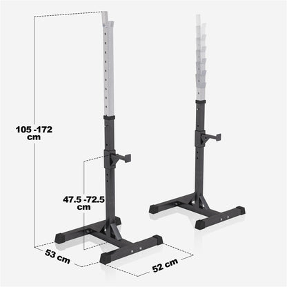 Rack de rangement pour haltères longs - Gorilla Sports France