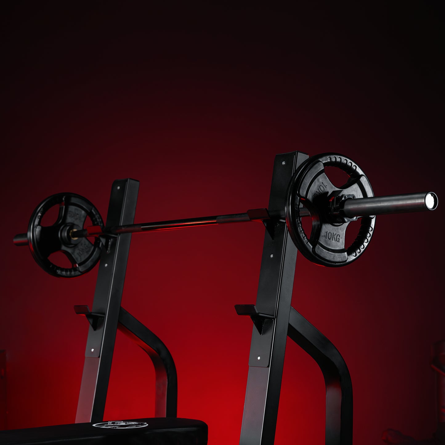 Banc de musculation avec support barres