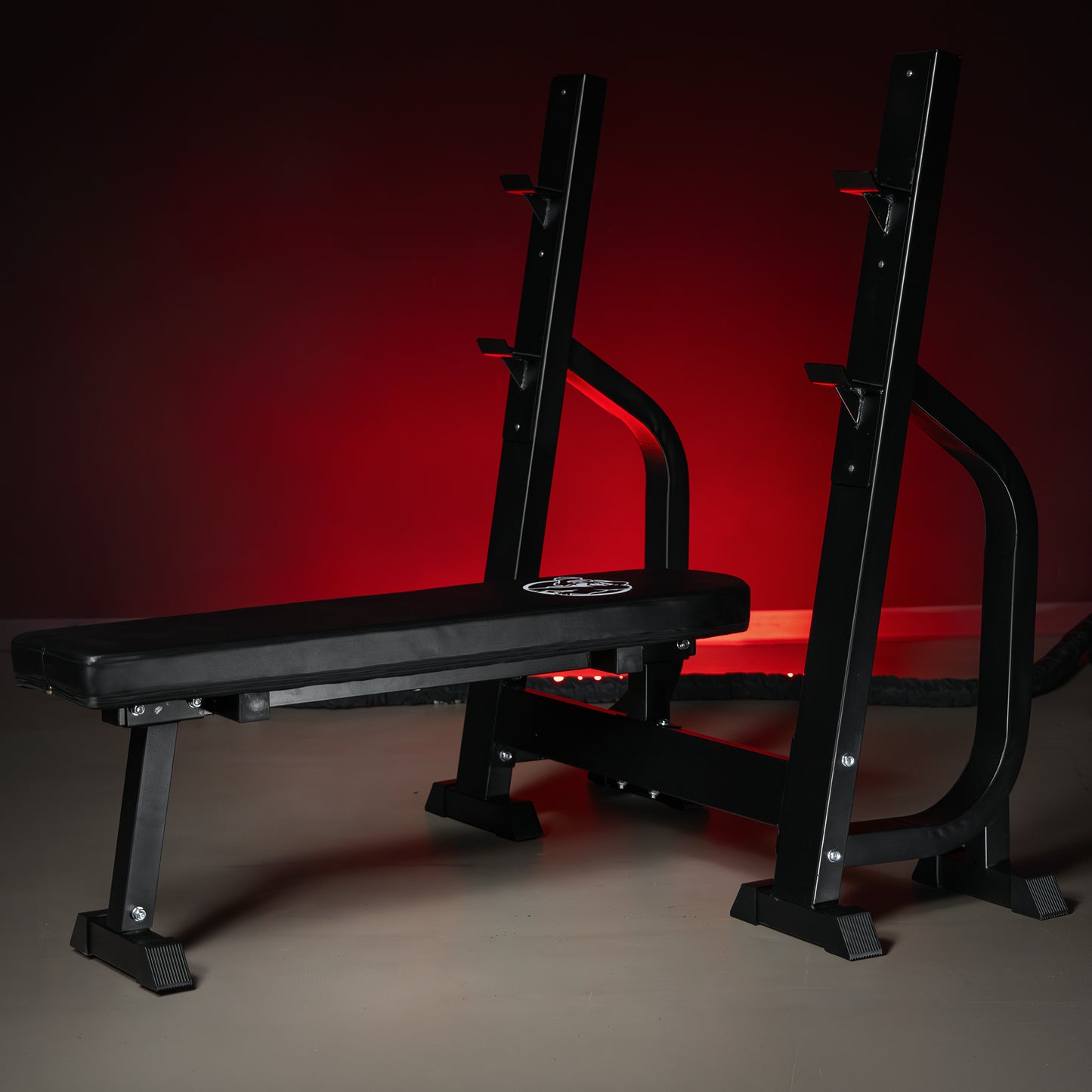 Banc de musculation avec support barres
