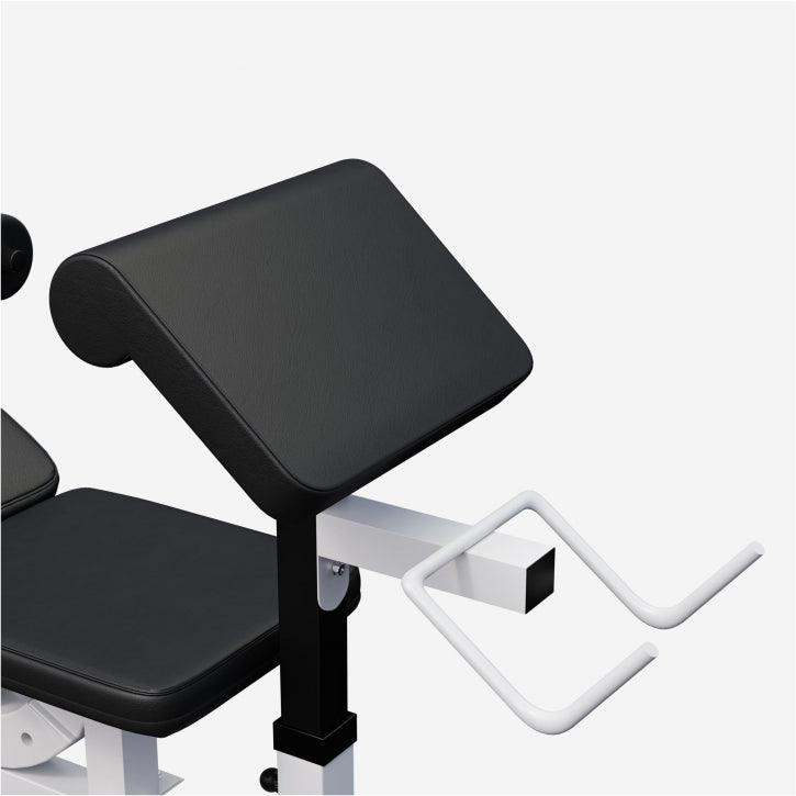 Banc de musculation universel avec set d'haltères en fonte de 108 kg - Gorilla Sports France