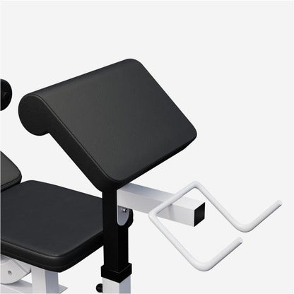 Banc de musculation universel avec set d'haltères en fonte de 108 kg - Gorilla Sports France
