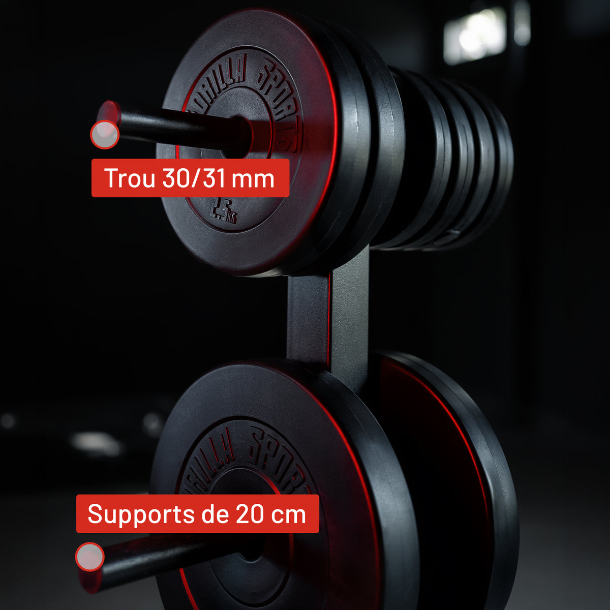 Rack de rangement pour haltères