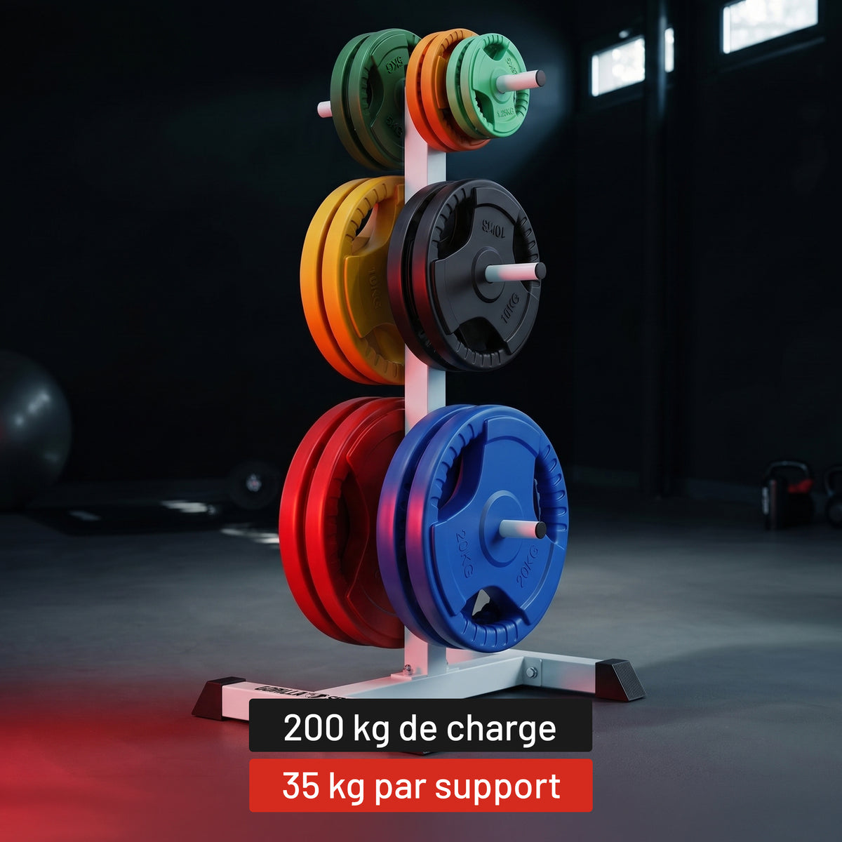 Rack de rangement pour haltères