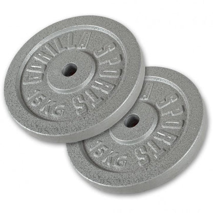 Disques d'haltères en fonte - Gorilla Sports France