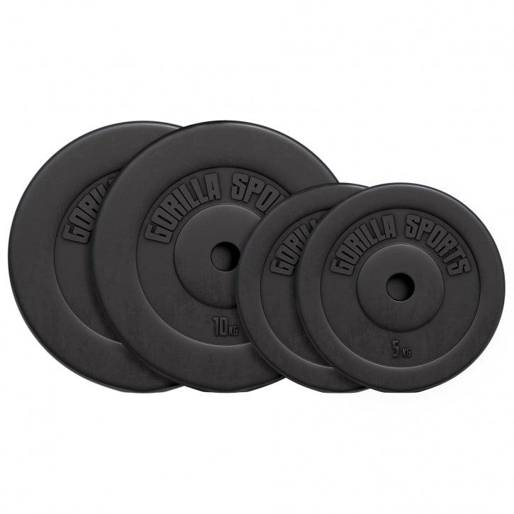 Disques d’haltères en plastique - Gorilla Sports France