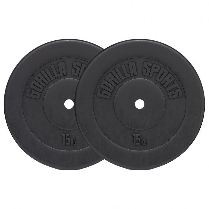 Disques d’haltères en plastique - Gorilla Sports France