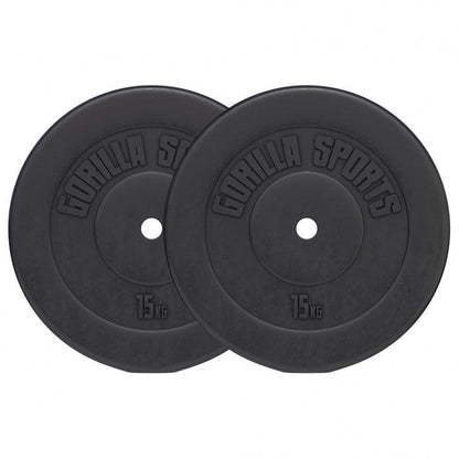 Disques d’haltères en plastique - Gorilla Sports France