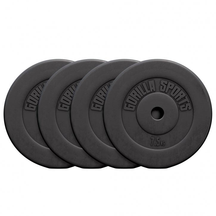 Disques d’haltères en plastique - Gorilla Sports France