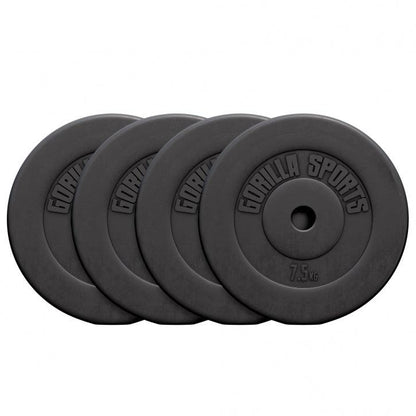 Disques d’haltères en plastique - Gorilla Sports France