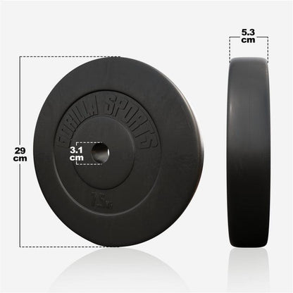 Disques d’haltères en plastique - Gorilla Sports France