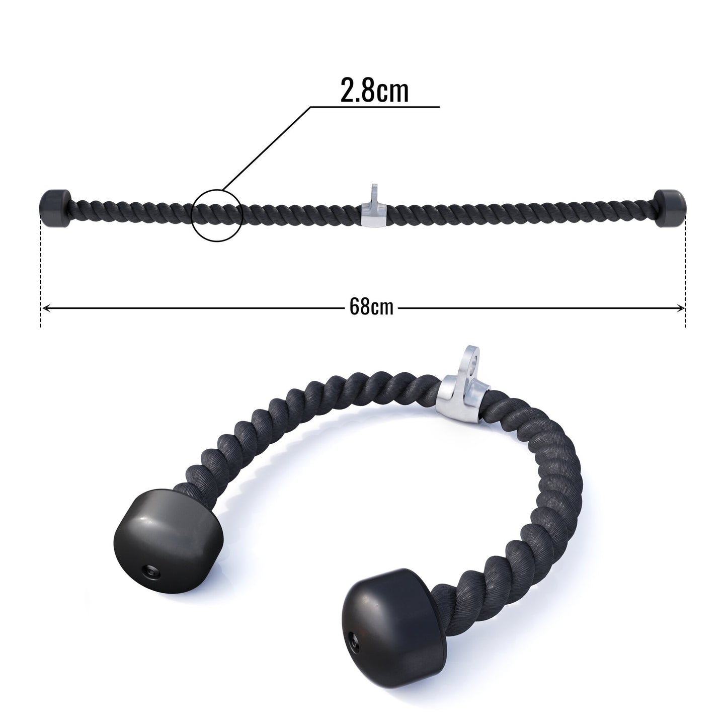 Corde triceps 68/85/100 cm