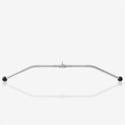 Longue barre de tirage avec embouts en caoutchouc et articulation pivotante