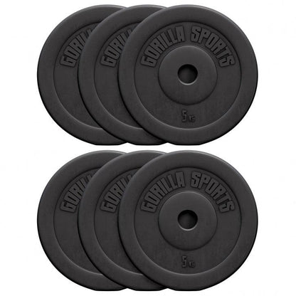 Disques d’haltères en plastique - Gorilla Sports France