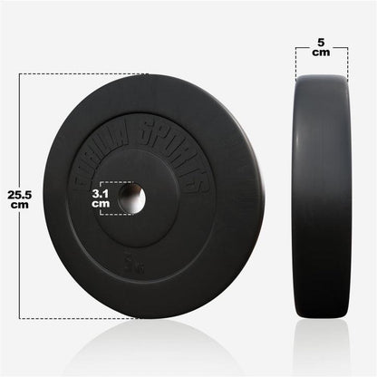 Disques d’haltères en plastique - Gorilla Sports France