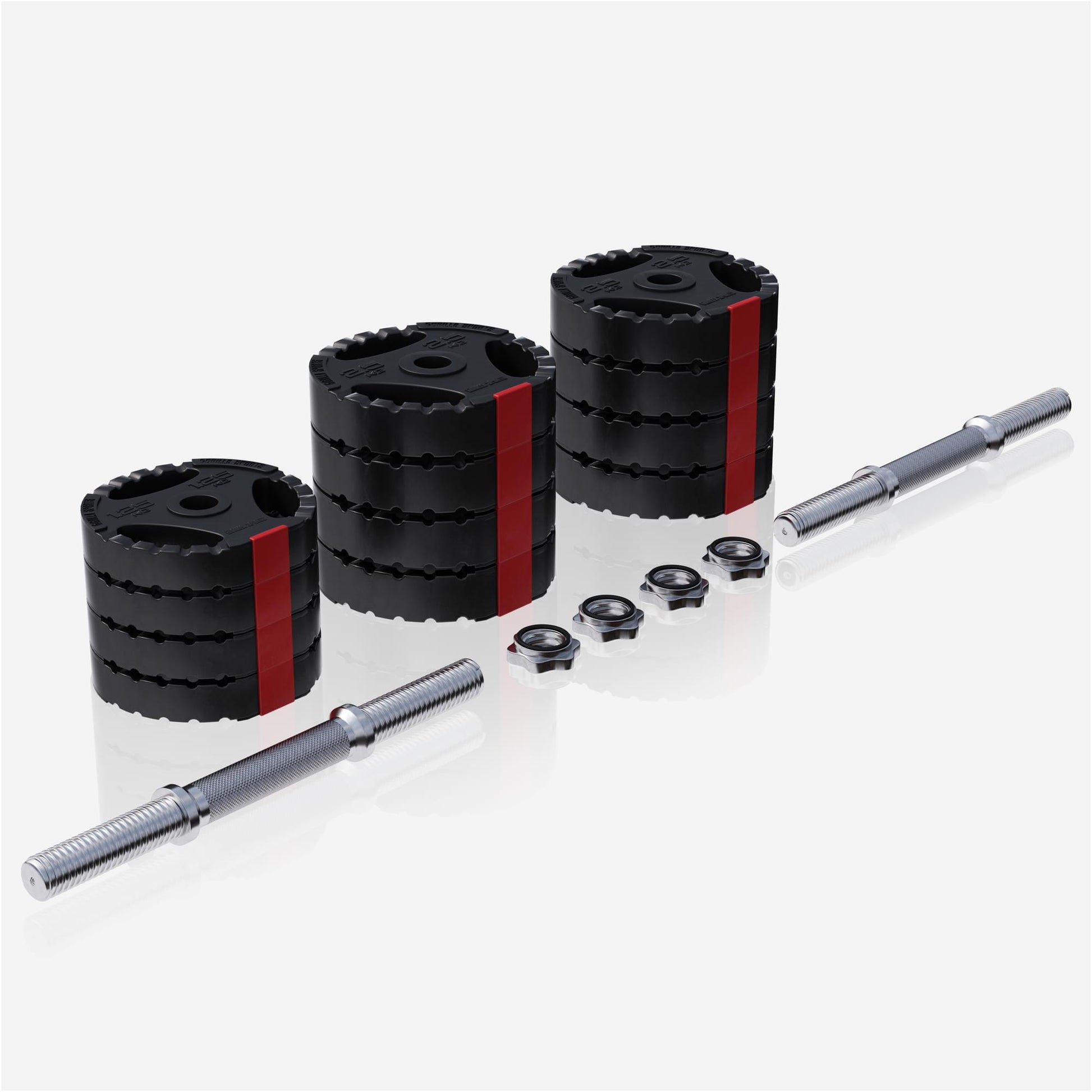 Set d'haltères courts de 30 kg - Gorilla Sports France