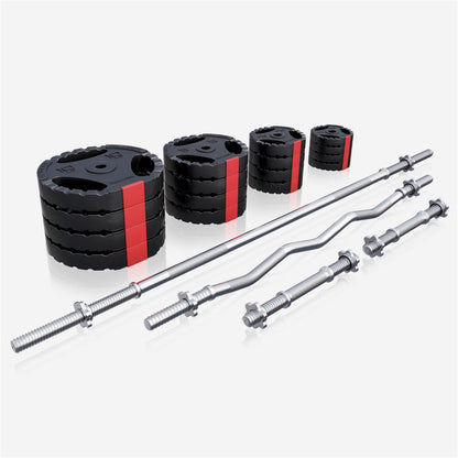 Set d'haltères en plastique Gripper 100 kg - Gorilla Sports France