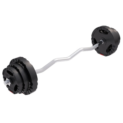 Set d'haltères curl SZ Gripper en plastique 25 kg
