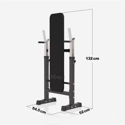 Banc de musculation avec set d'haltères longs - Gorilla Sports France