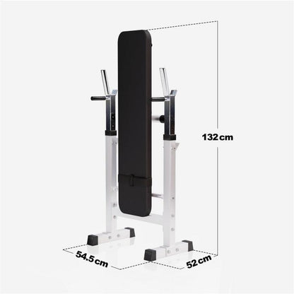 Banc de musculation avec set d'haltères longs - Gorilla Sports France