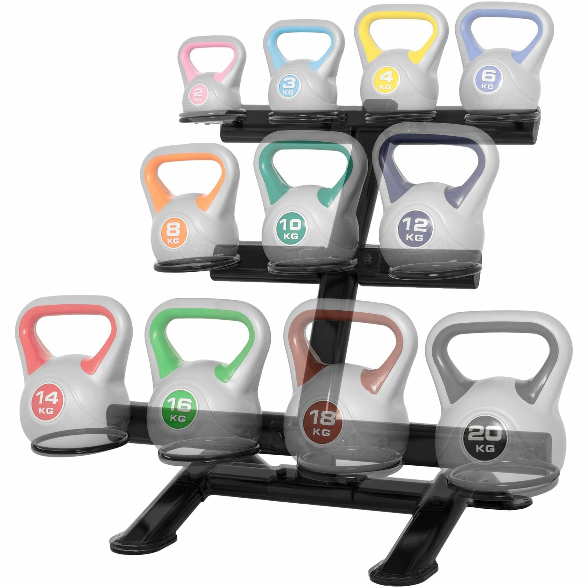 Rack de rangement pour kettlebells - Gorilla Sports France