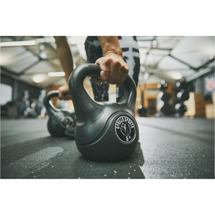 Kettlebell en plastique - Gorilla Sports France