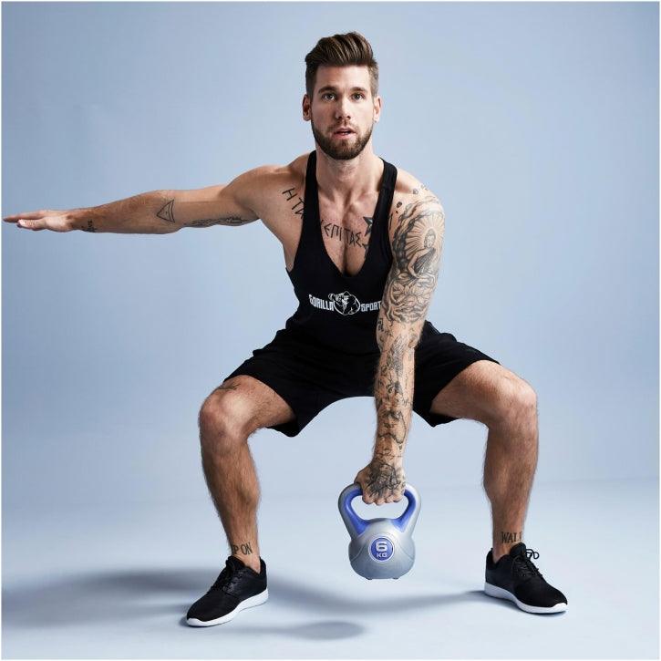 Kettlebell Stylish en plastique - Gorilla Sports France