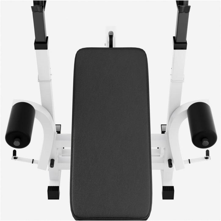 Banc de musculation universel avec set d'haltères 40 - 100 kg en plastique - Gorilla Sports France