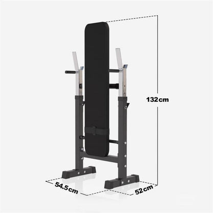 Banc de musculation avec set d'haltères longs - Gorilla Sports France