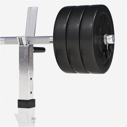 Banc de musculation avec set d'haltères longs - Gorilla Sports France