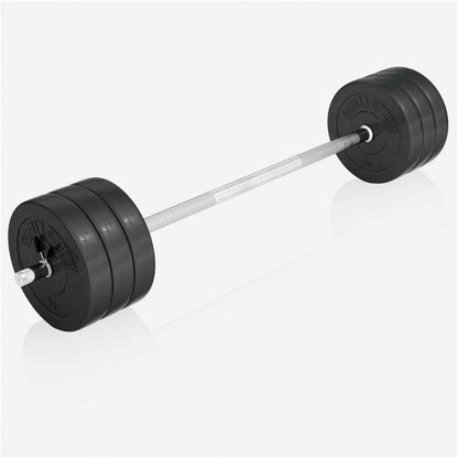 Banc de musculation avec set d'haltères longs - Gorilla Sports France