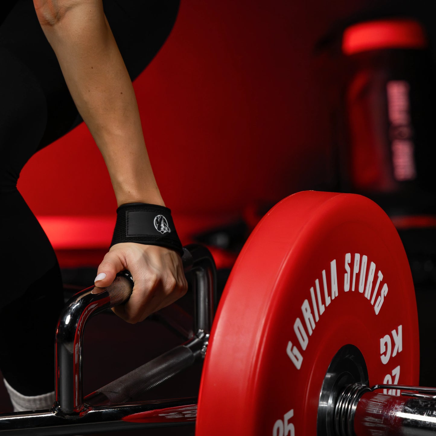 Barre hexagonale olympique en chrome - Trap bar