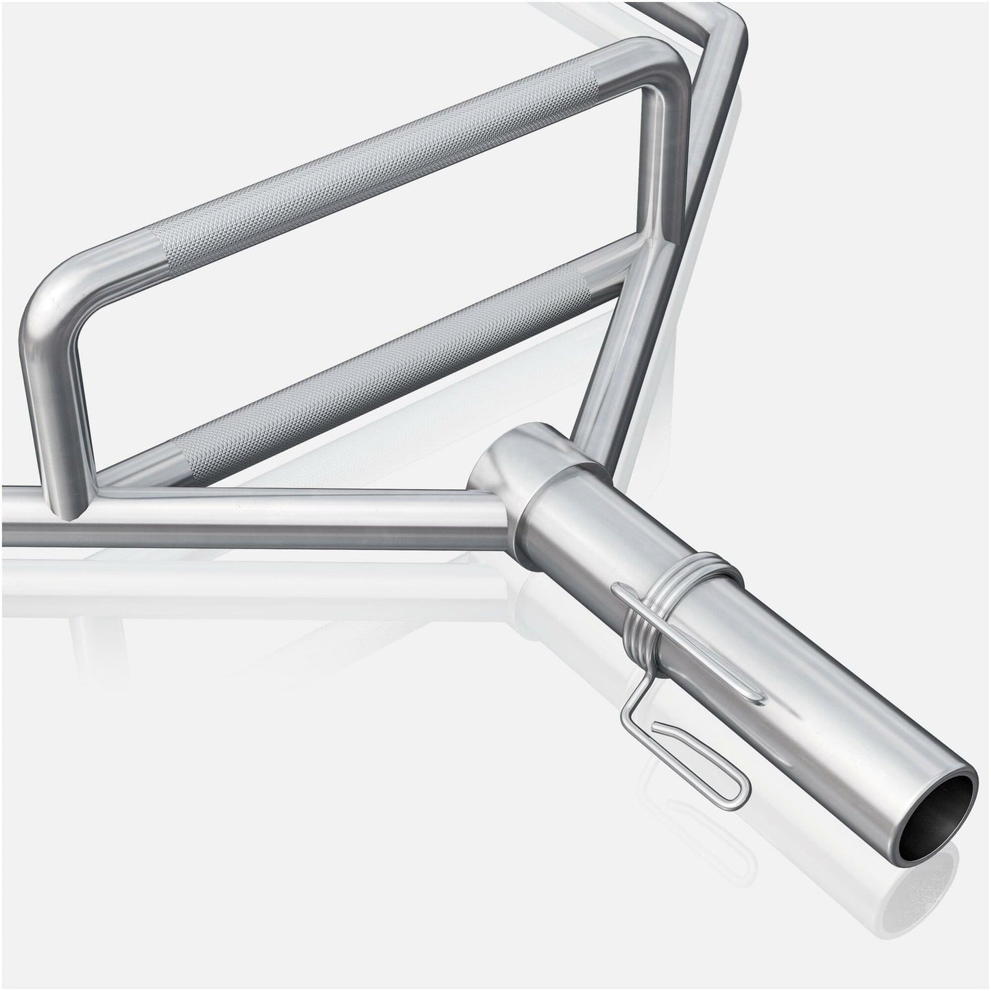 Barre hexagonale en chrome - Gorilla Sports France