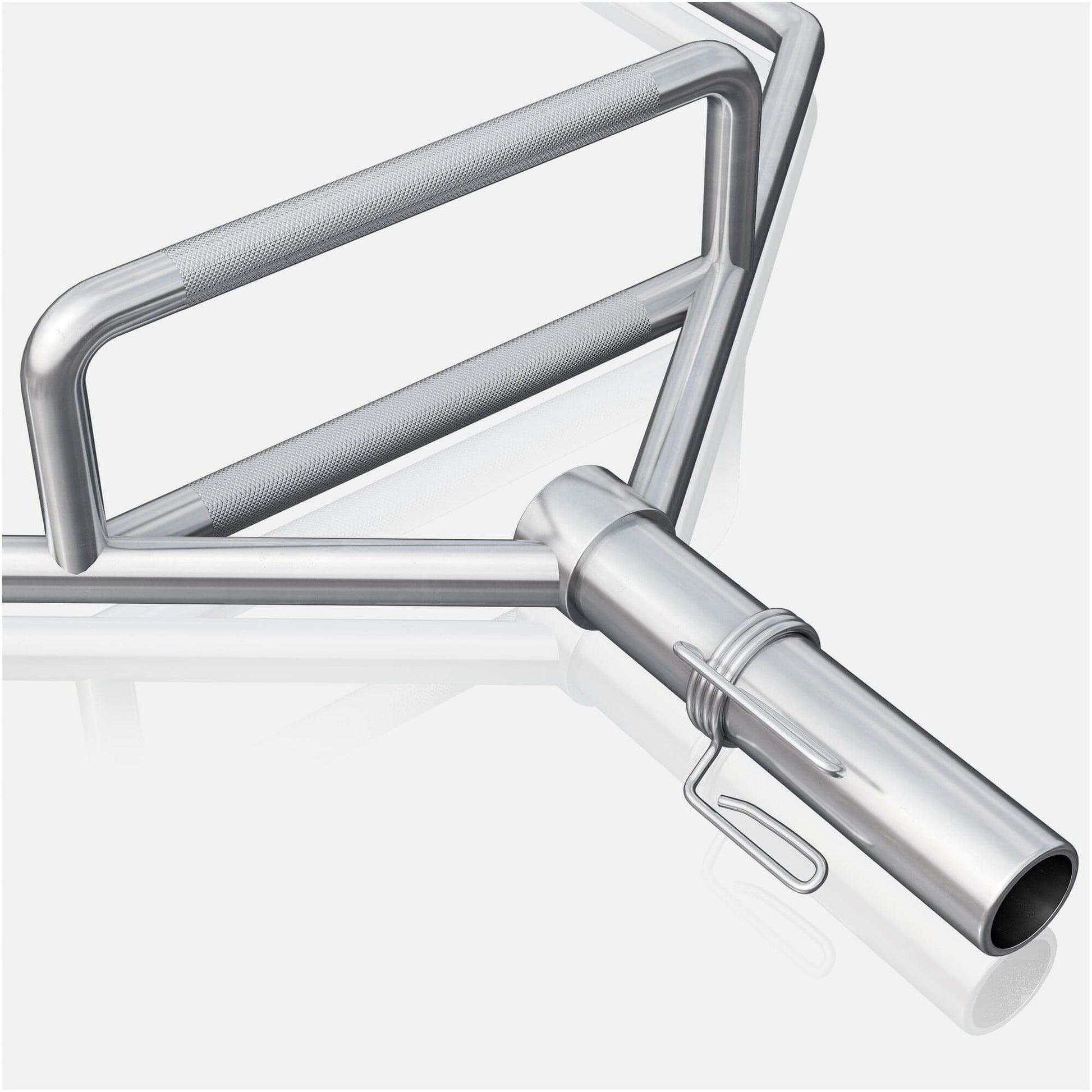 Barre hexagonale en chrome - Gorilla Sports France