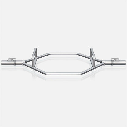 Barre hexagonale en chrome - Gorilla Sports France