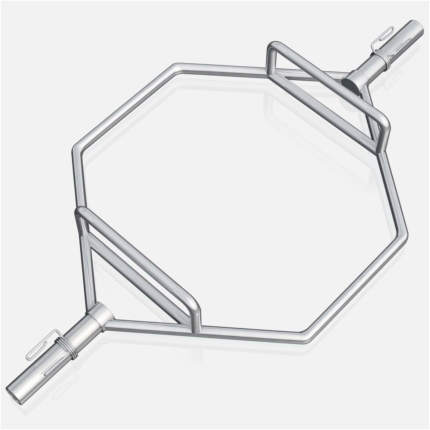 Barre hexagonale en chrome - Gorilla Sports France